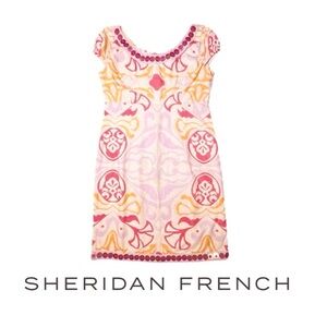 TUCKERNUCK Sheridan French | Mini Boho Cotton Pattern Short Cap Sleeve Dress